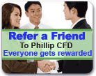 Be rewarded when you refer a friend to Phillip CFD