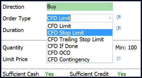 Phillip CFD Platform | Risk Management and Order Types