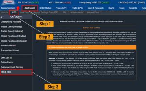 POEMS trading platform risk fact sheet